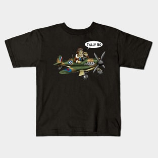 Spitfire Tally Ho Commander Kids T-Shirt